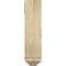 Ekena Millwork Westlake Arts and Crafts Rough Sawn Bracket w/ Offset Brace, Douglas Fir, 6"W x 16"D x 24"H BKT0604X16X24WTL03RDF - alternate 4